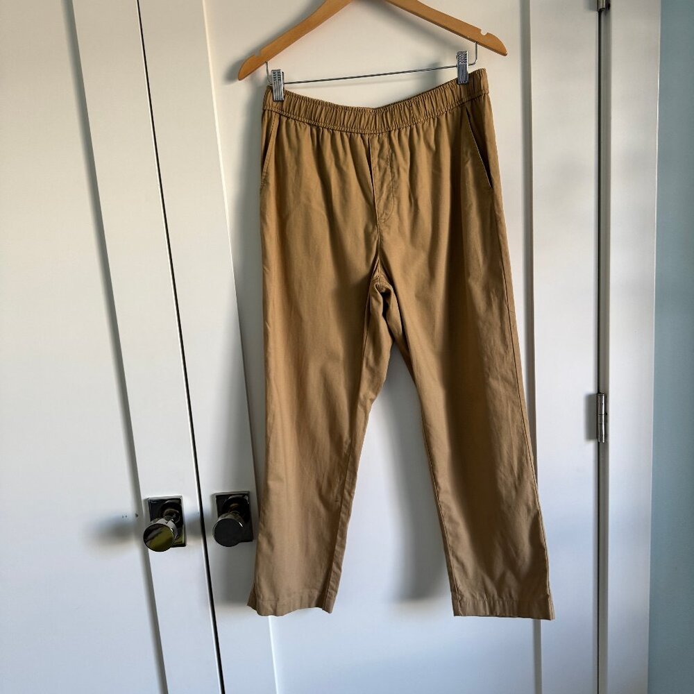 Uniqlo Cotton Tan Pull-On Pants Size M